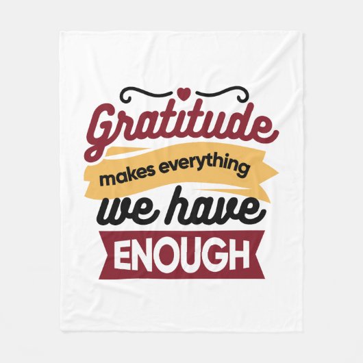 Couverture Polaire Faith and Gratitude Artwork – Uplifting Christian  (Devant)