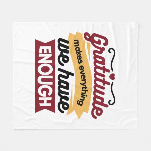 Couverture Polaire Faith and Gratitude Artwork – Uplifting Christian  (Devant (Horizontal))