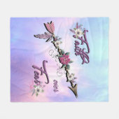 Couverture Polaire Faith Over Fear Fleece Blanket (Devant (Horizontal))