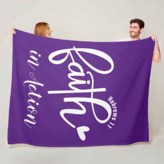 Couverture Polaire Faith - Plaid de laine, 60"x80"