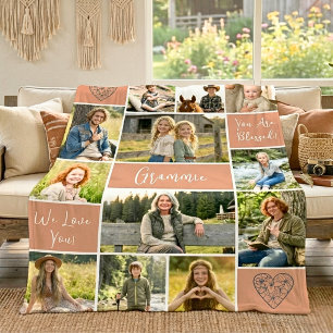 Couverture Polaire Faithful Roots 12 Photo Domaine de Grammie Corail
