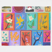 Couverture Polaire Fake Masterpiece Collection de timbres aléatoires (Devant (Horizontal))