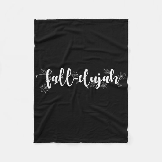 Couverture Polaire Fall-elujah Tee Femmes Automne Love Feuilles d'aut (Devant)