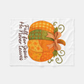 Couverture Polaire Fall For Jesus He Never Leaves Pumpkin Autumn Chri (Devant (Horizontal))