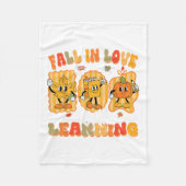 Couverture Polaire Fall In Love With Learning Funny Teacher Autumn Pu (Devant)