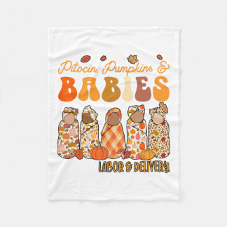 Couverture Polaire Fall Labor And Delivery Halloween Landd Nurse Than