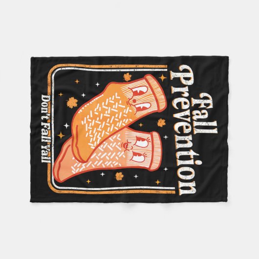 Couverture Polaire Fall Prevention Don't Fall Y'all Physical Therapy  (Devant (Horizontal))