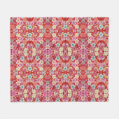 Couverture Polaire Falln Crimson Floral Chirimen (Devant (Horizontal))