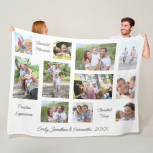 Couverture Polaire Famille 11 Photo Collage Citations scientifiques N