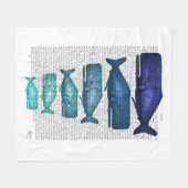 Couverture Polaire Famille Blue Whale (Devant (Horizontal))