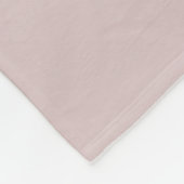 Couverture Polaire Famille botanique rose pâle (Coin)