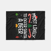 Couverture Polaire Famille Correspondant À Des Noël Les Plus Suscepti (Devant (Horizontal))