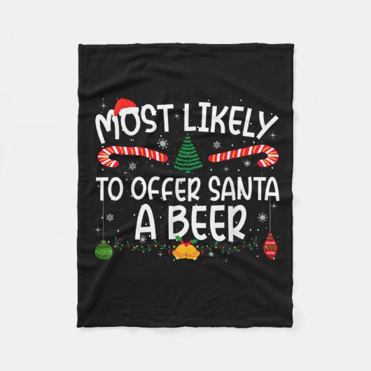 Couverture Polaire Famille Correspondant À Des Noël Les Plus Suscepti (Devant)