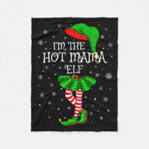 Couverture Polaire Famille de femmes filles, je suis la maman elf cha