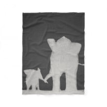 Famille d'éléphant de craie
