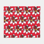 Couverture Polaire Famille des enfants mignonnes (Devant (Horizontal))