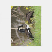 Couverture Polaire Famille d'oie du Canada (Devant)