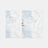 Couverture Polaire Famille d'ours polaire arctique (Devant (Horizontal))