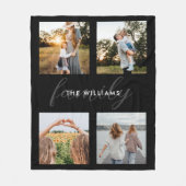 Couverture Polaire Famille moderne élégante 4 Photo (Devant)