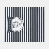 Couverture Polaire Famille nautique et nom du bateau Moderne (Devant (Horizontal))