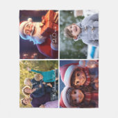 Couverture Polaire Famille Photo Cute (Devant)