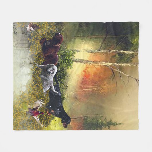 Couverture Polaire Famille Setters (Devant (Horizontal))