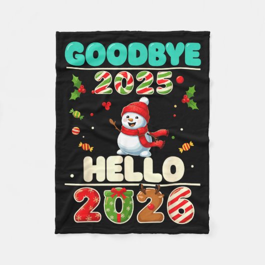 Couverture Polaire Family Christmas Shirts Matching 2025, Funny Nye H (Devant)