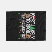 Couverture Polaire Family Christmas Xmas Most Likely To Sil The Grand (Devant (Horizontal))