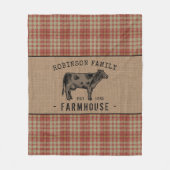 Couverture Polaire Family Farmhouse (Devant)