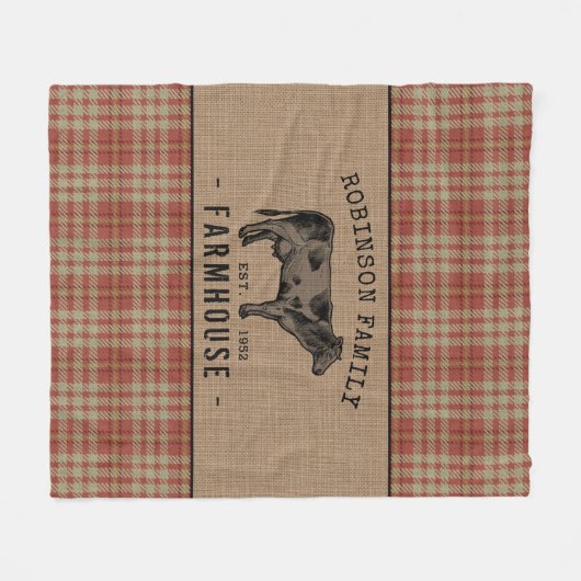 Couverture Polaire Family Farmhouse (Devant (Horizontal))