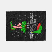 Couverture Polaire Family Matching Women Girls Coffee Drinking Elf Ch (Devant (Horizontal))
