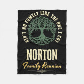 Couverture Polaire Family Reunion 2025 Matching Design - Norton (Devant)