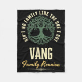 Couverture Polaire Family Reunion 2025 Matching Design - Vang (Devant)
