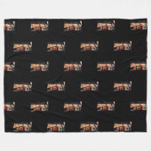 Couverture Polaire Fancy Alaska Carved Totem Pole photo conçu (Devant (Horizontal))