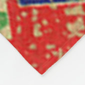 Couverture Polaire Fans Japonais En Rouge (Coin)