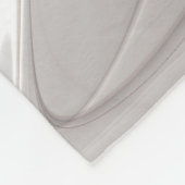 Couverture Polaire Fantaisie florale, Fleur pastel moderne abstraite (Coin)