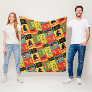 Couverture Polaire Fantastic Beasts Motif Vintage