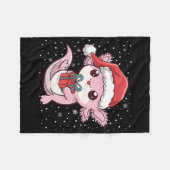 Couverture Polaire Fantastique Axolotl Noël Axolotl Hommes Femmes (Devant (Horizontal))