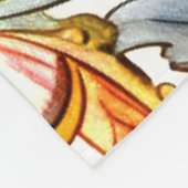 Couverture Polaire Fantastique design florentin Feuilles (Coin)