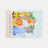 Couverture Polaire Fantastique jungle personnalisée (Devant (Horizontal))