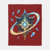Couverture Polaire Fantasy Emblem with Floating Blades – Magical Ener (Devant)