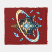Couverture Polaire Fantasy Emblem with Floating Blades – Magical Ener (Devant (Horizontal))