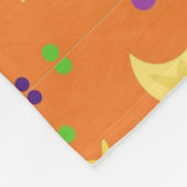 Couverture Polaire Fantôme d'Halloween, chauves-souris, sorcières Cas (Coin)