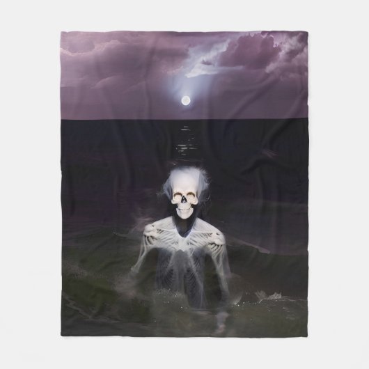 Couverture Polaire Fantôme en mer - Peinture à l'huile (Devant)