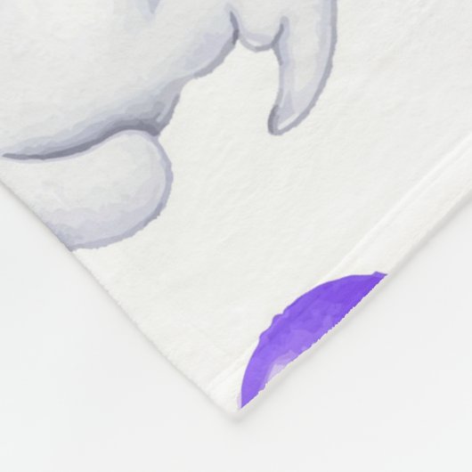 Couverture Polaire Fantôme mignon (Coin)