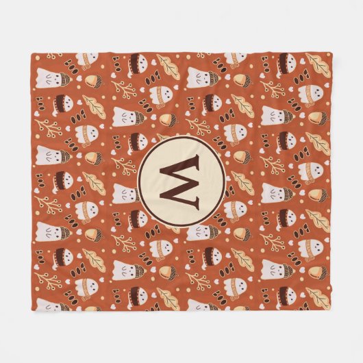 Couverture Polaire Fantômes Éffrayants automne confortables (Devant (Horizontal))