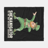 Couverture Polaire Farceur de Shenanigator Saint-Patrick Dabbing (Devant (Horizontal))