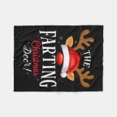 Couverture Polaire Farer Noël Cerf Pjs Jc Famille de Noël Corresponda (Devant (Horizontal))