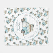 Couverture Polaire Farewell Grad Cute Car Partir Fête (Devant (Horizontal))