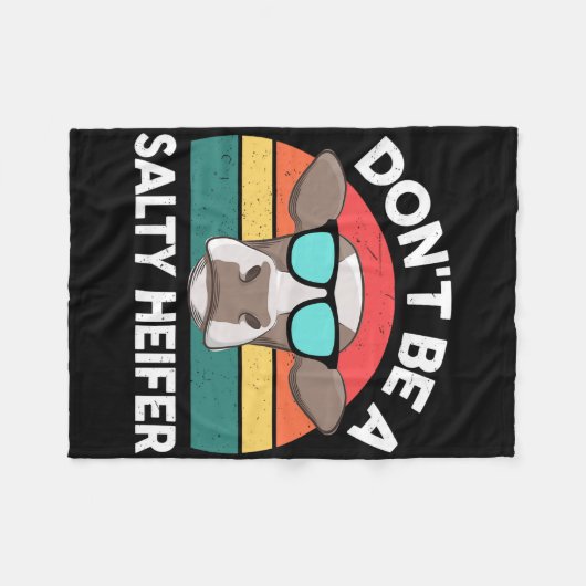 Couverture Polaire Farm- Ne Pas Être Une Femme Salty-Heifer Hommes En (Devant (Horizontal))